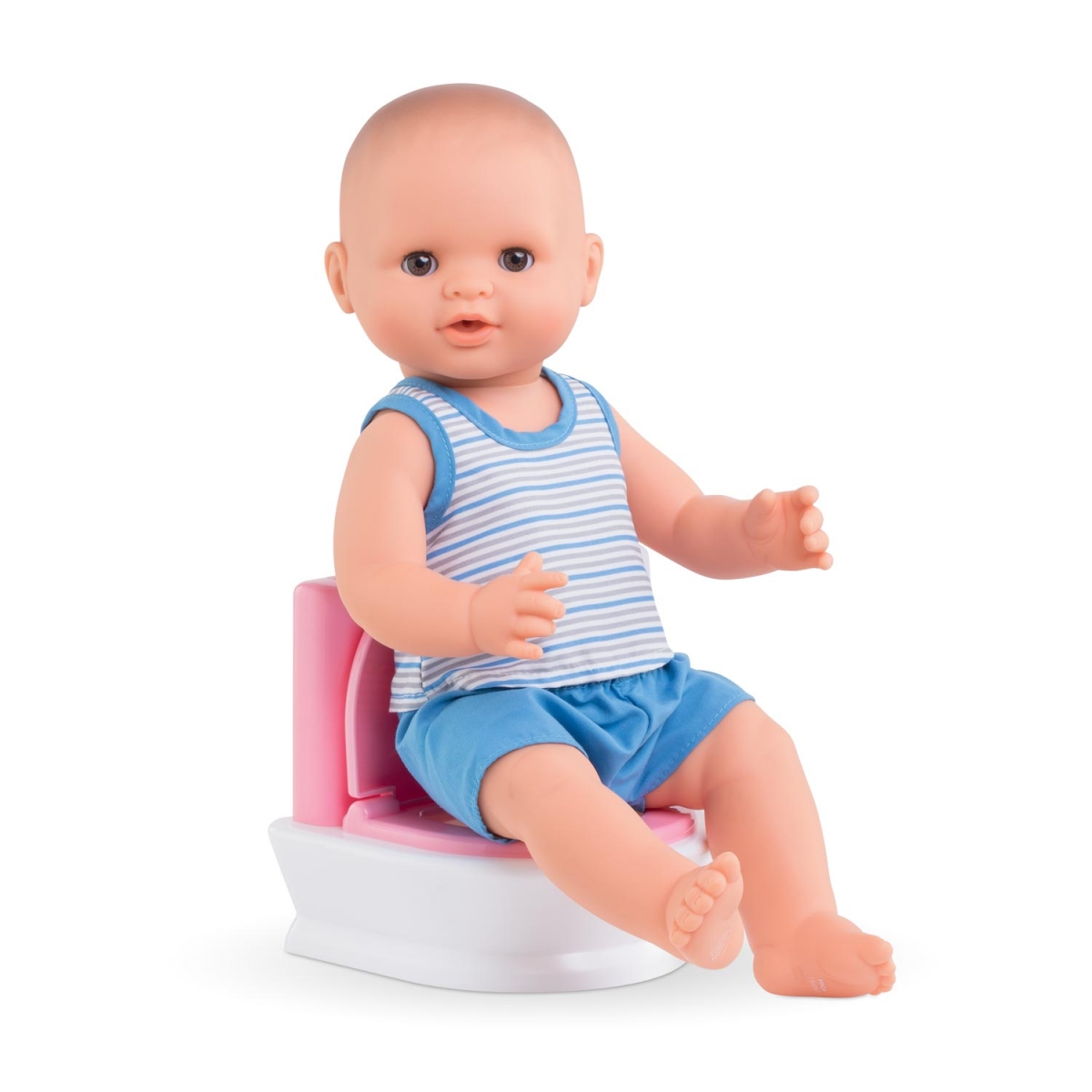 Baby doll toilet top